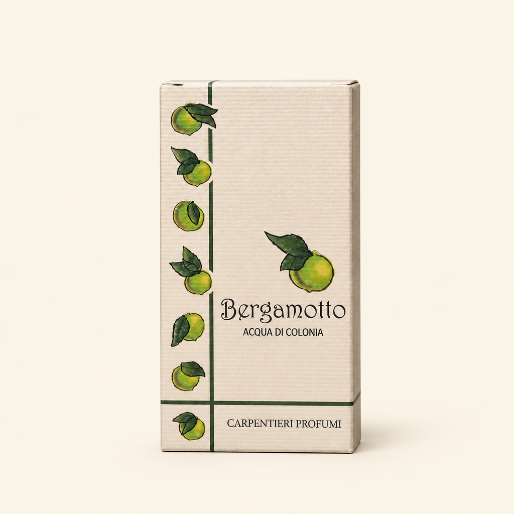 Bergamotto Acqua di Colonia – Carpentieri Profumi, verpakking voorzijde