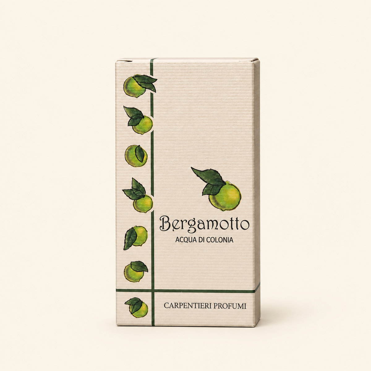 Bergamotto Acqua di Colonia – Carpentieri Profumi, verpakking voorzijde