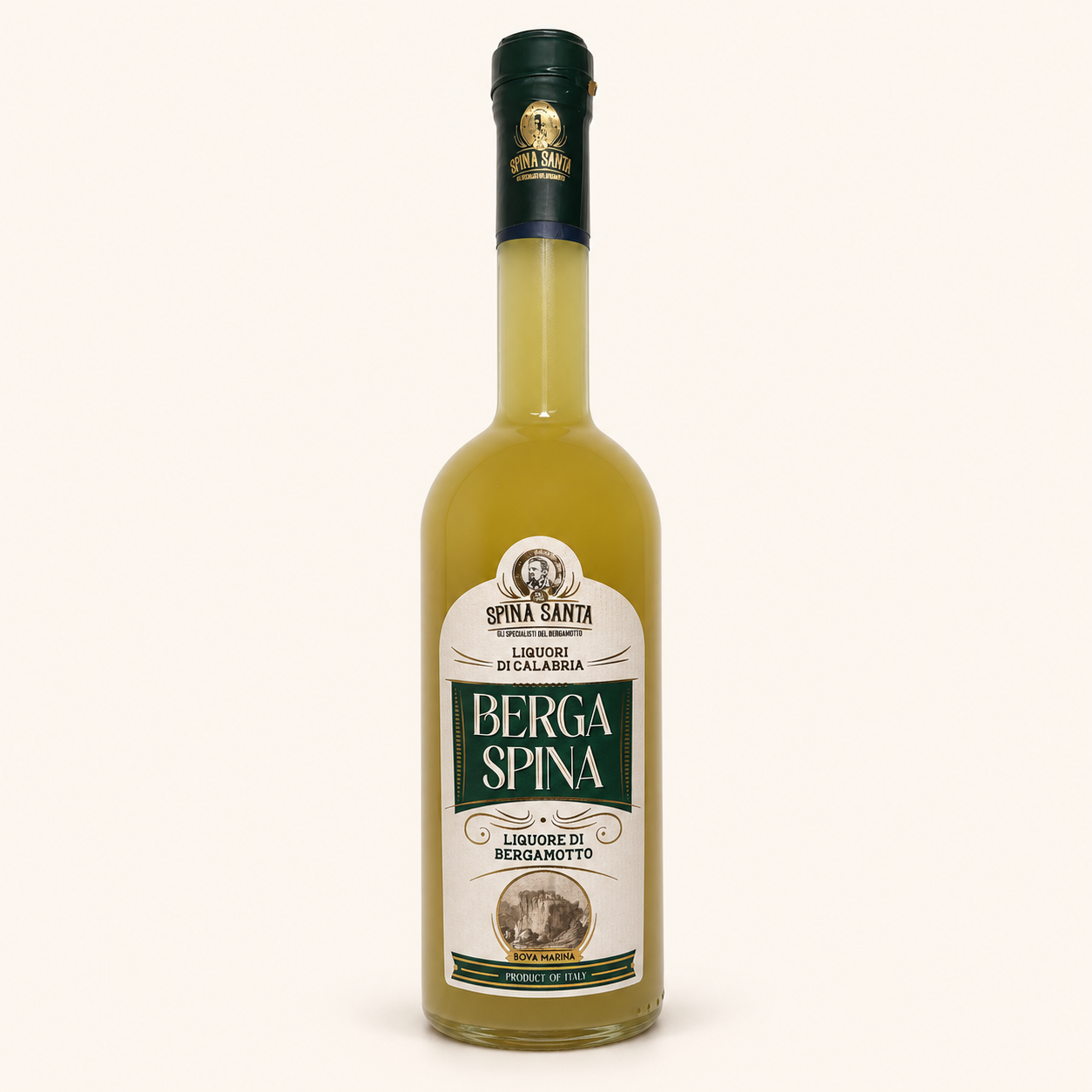 Berga Spina Liquore al Bergamotto – La Spina Santa, voorkant