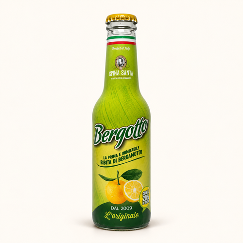 Bergotto bergamotfrisdrank – La Spina Santa, voorkant