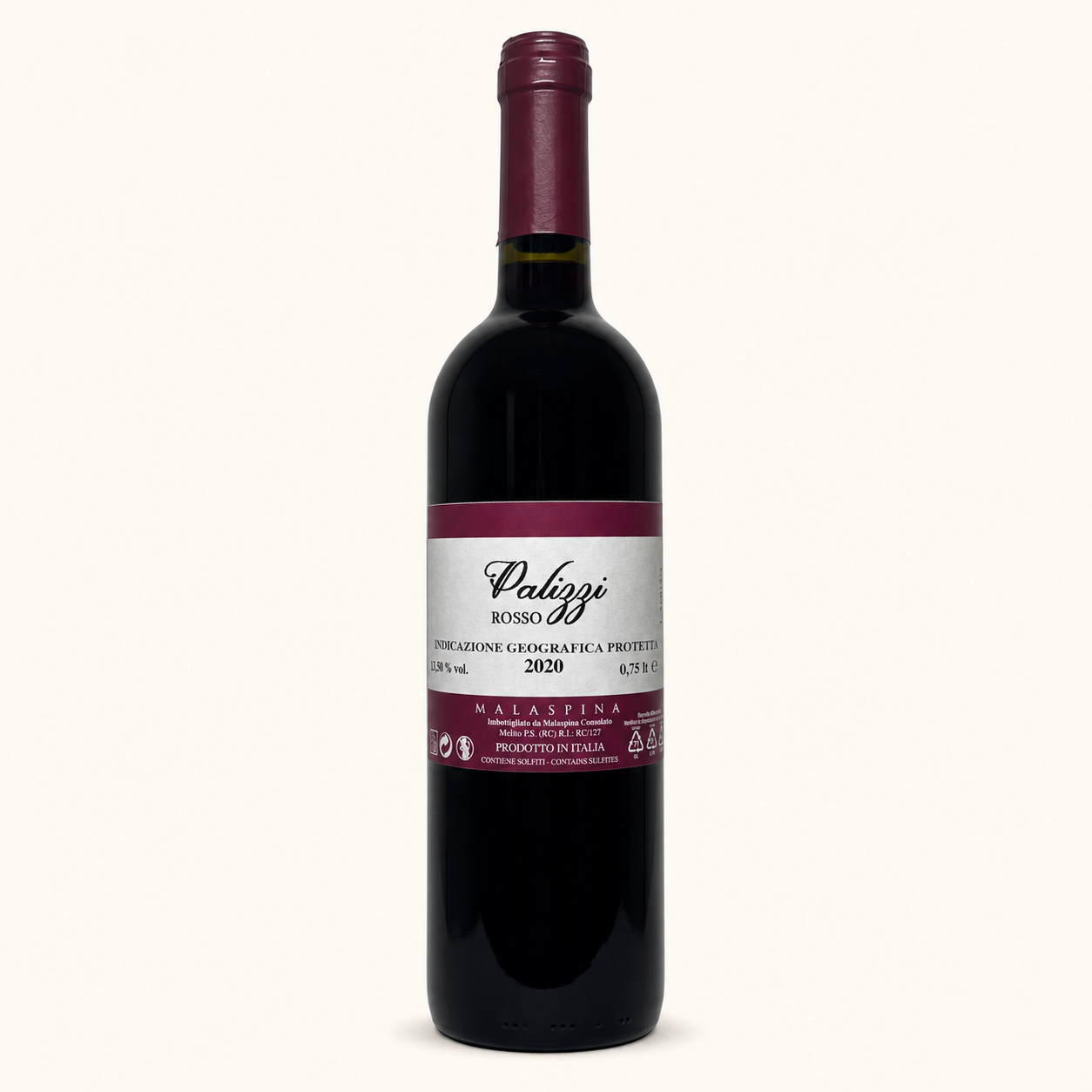 Palizzi Rosso – Malaspina, voorkant