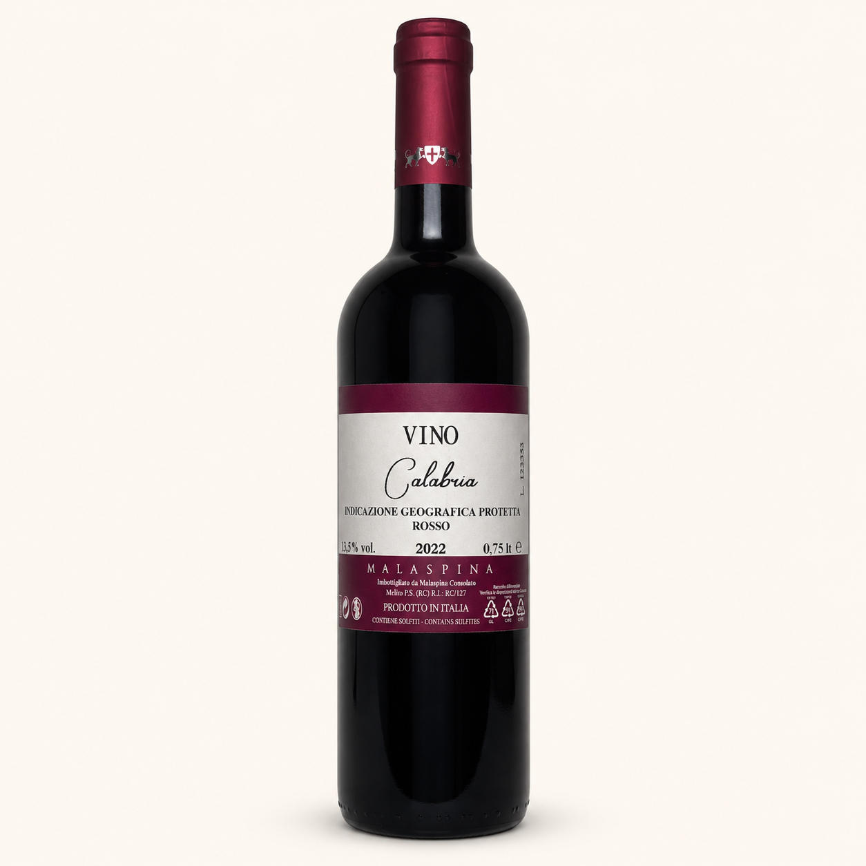 Rosso della Casa – Malaspina, voorkant